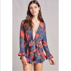 Tularosa Bishop Floral Romper